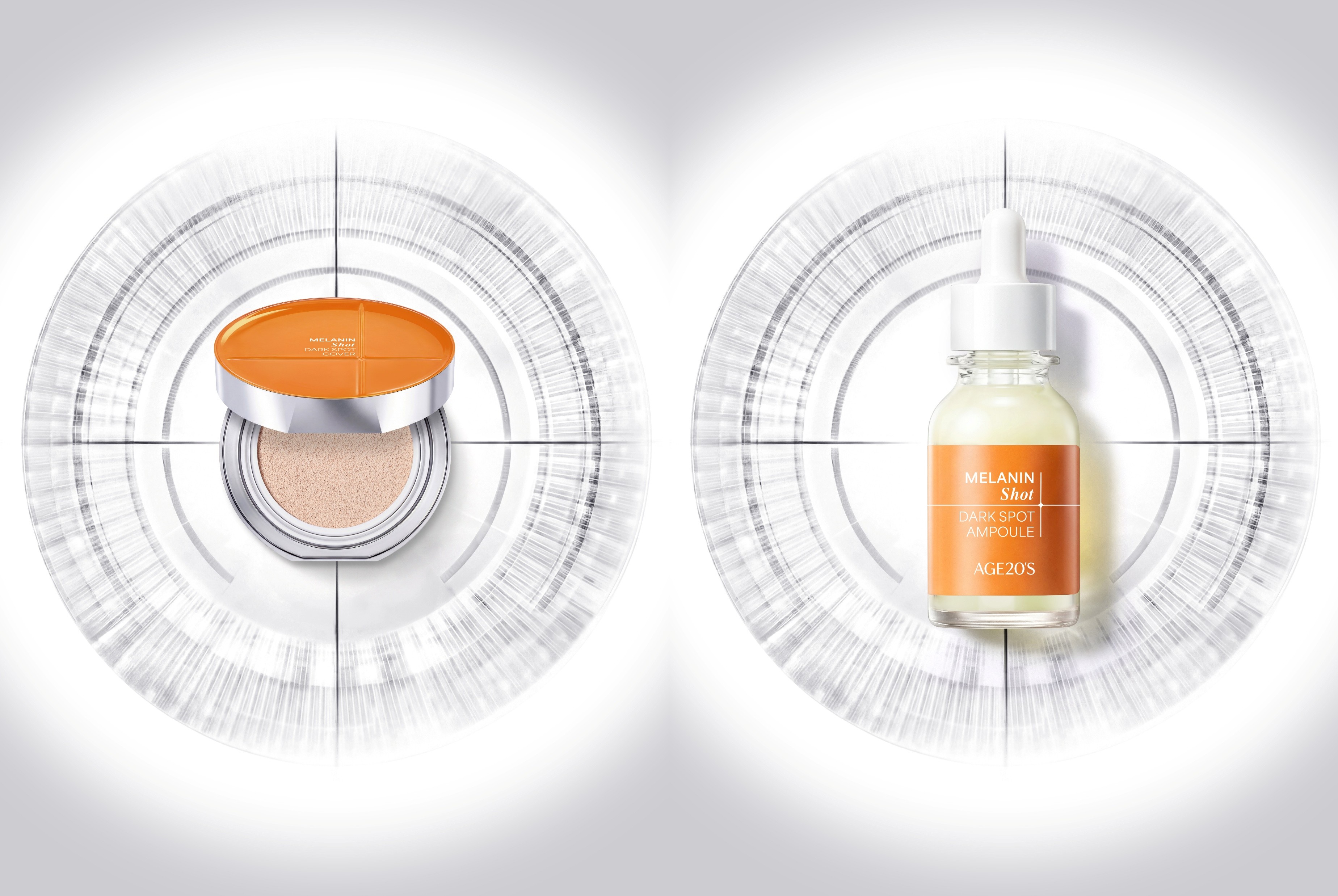기미까지 커버하는 ‘AGE20’S 멜라닌 샷 기미 커버 쿠션’_연출컷(3).jpg
